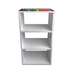 Biblioteca Tomy Print Blanco 72 cm con Entrepaños