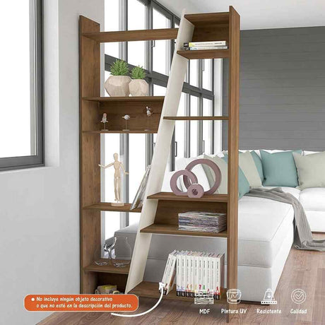 Biblioteca Zap Pino 93 cm con Entrepaños - Bibliotecas | Bylmo