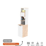 Biblioteca Duna 40x180cm con Cinco Compartimientos y con Dos Cajones - Bibliotecas y Estanterías | Bylmo