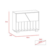 Bifé Fraktal Habano 100x100cm con Diez Compartimientos y con Patas - Bifes y Arrimos | Bylmo