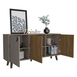 Bifé Funes Taupe 150 cm con Puerta - Bifes y Arrimos | Bylmo