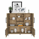 Bifé Shanghai Duna 107x100.3cm con Nueve Compartimientos y con Patas - Bifes y Arrimos | Bylmo