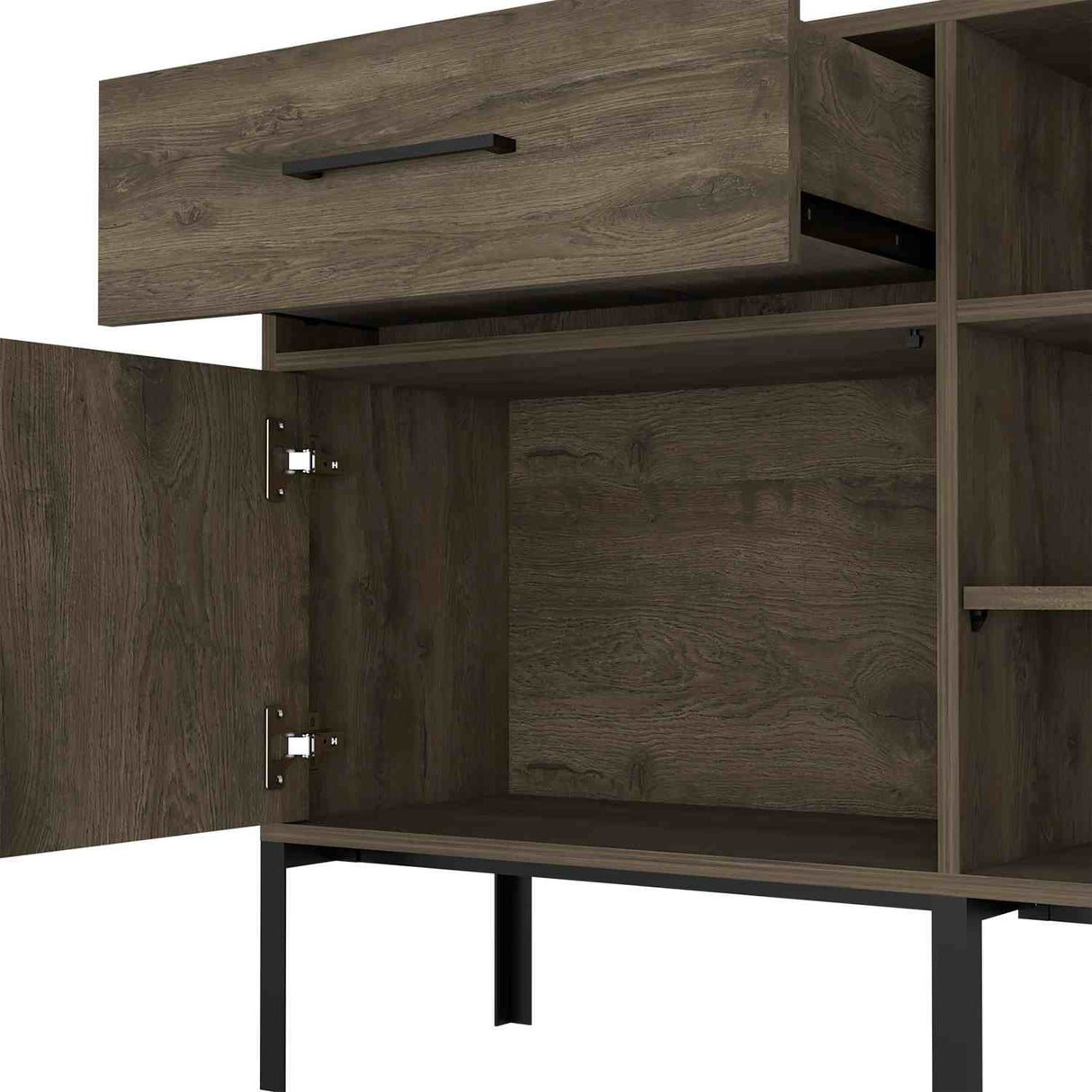 Bifé Soho S Bellota 120x79cm con Cuatro Compartimientos y con Patas - Bifes y Arrimos | Bylmo