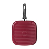 Bifera Paris Aluminio 28 cm con Revestimiento Interno con Antiadherente Starflon Max y Externo de Silicona Rojo - Ollas y Sartenes | Bylmo