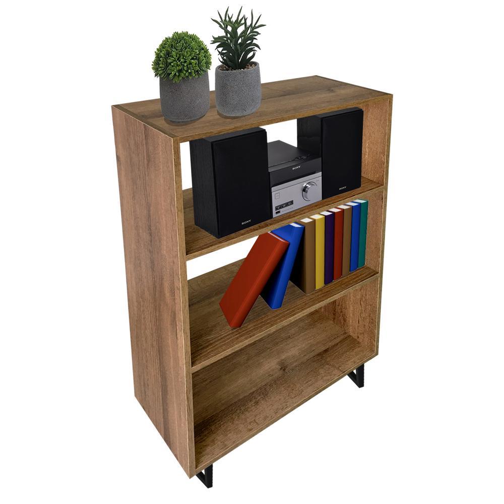 Biblioteca New York Amaretto 60 cm con Entrepaños - Bibliotecas | Bylmo