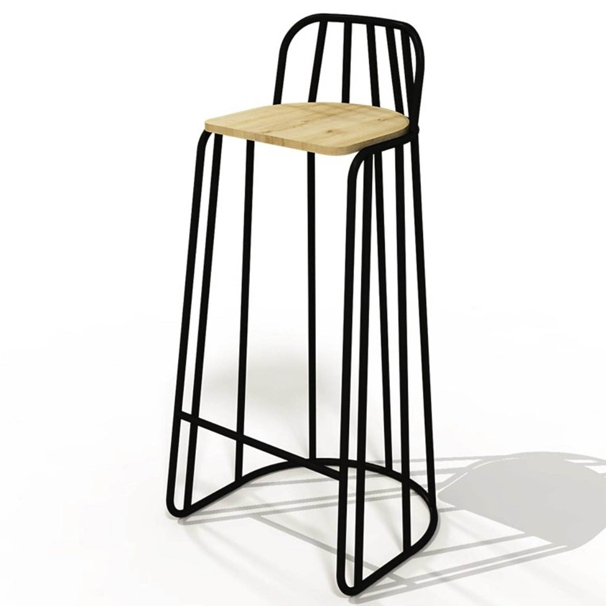 Butaco Bostón Duna 47 cm con Espaldar - Sillas y Butacos | Bylmo