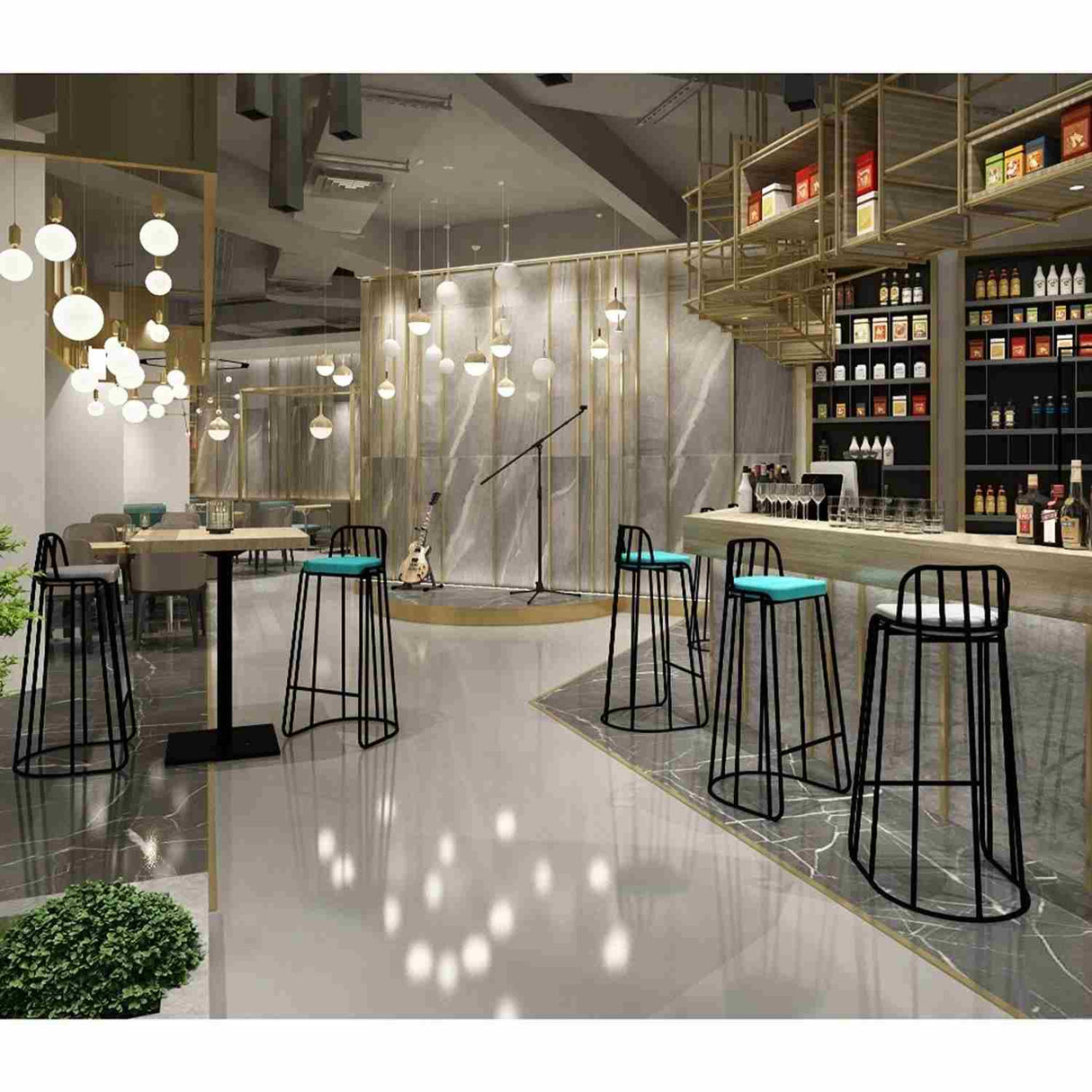 Butaco Bostón Duna 47 cm con Espaldar - Sillas y Butacos | Bylmo