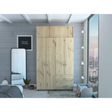 Closet Bologna Duna 120 cm con Seis Puertas y Dos Cajones - Closets | Bylmo