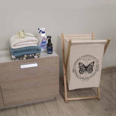 Cesta de Ropa Farfalla 41 cm - Cajoneras | Bylmo