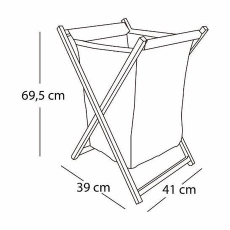 Cesta de Ropa Farfalla 41 cm - Cajoneras | Bylmo
