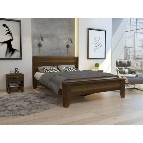 Cama Ponova Doble 140 cm Caramelo - Camas | Bylmo