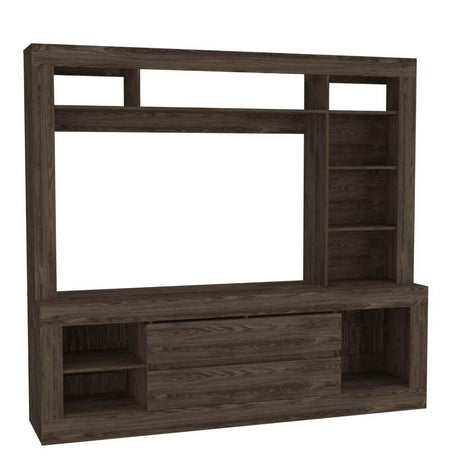 Centro de Entretenimiento Belga Coñac 200 cm con Dos Cajones - Muebles para TV | Bylmo