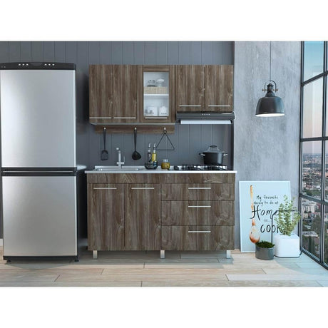 Cocina Karavan Siena y Blanco 150 cm - Cocinas | Bylmo