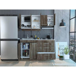 Cocina 1,50 Karavan (2C) Blanco+Siena Su - Bylmo