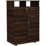 Closet Ponova Habano 83 cm con Dos Puertas y Dos Cajones - Closets | Bylmo