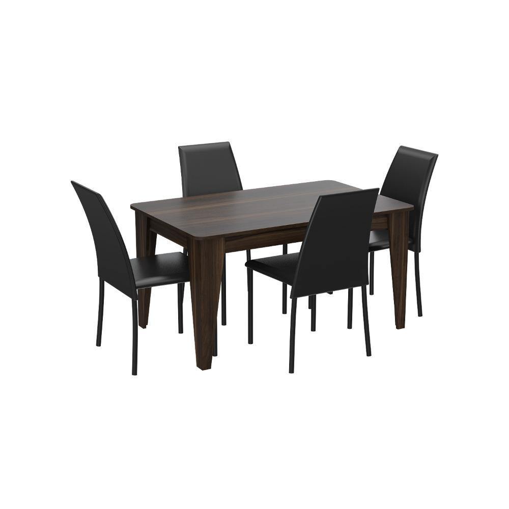 Comedor Torino Habano 140 cm de Cuatro Puestos - Comedores | Bylmo