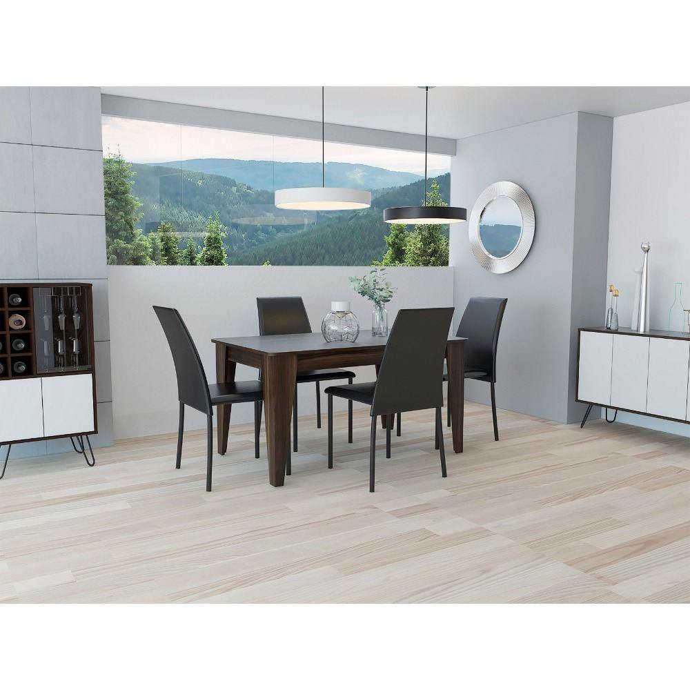 Comedor Torino Habano 140 cm de Cuatro Puestos - Comedores | Bylmo