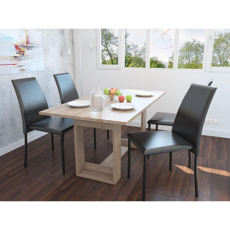 Comedor Nepal Miel 160 cm de Cuatro Puestos - Comedores | Bylmo