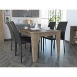 Comedor Torino Wengue 140 cm de Cuatro Puestos - Comedores | Bylmo