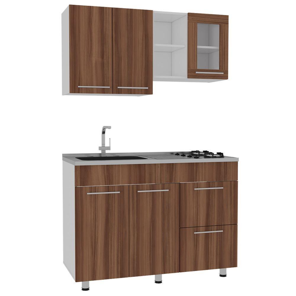 Cocina Toscana Sangria 120 cm Izquierda con Mesón - Cocinas | Bylmo