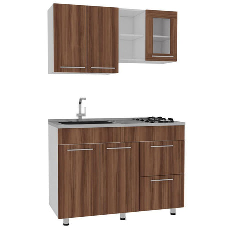 Cocina Toscana Sangria 120 cm Izquierda con Mesón - Cocinas | Bylmo