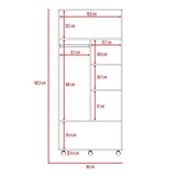 Closet Iko Wengue 80 cm con Dos Puertas - Closets | Bylmo
