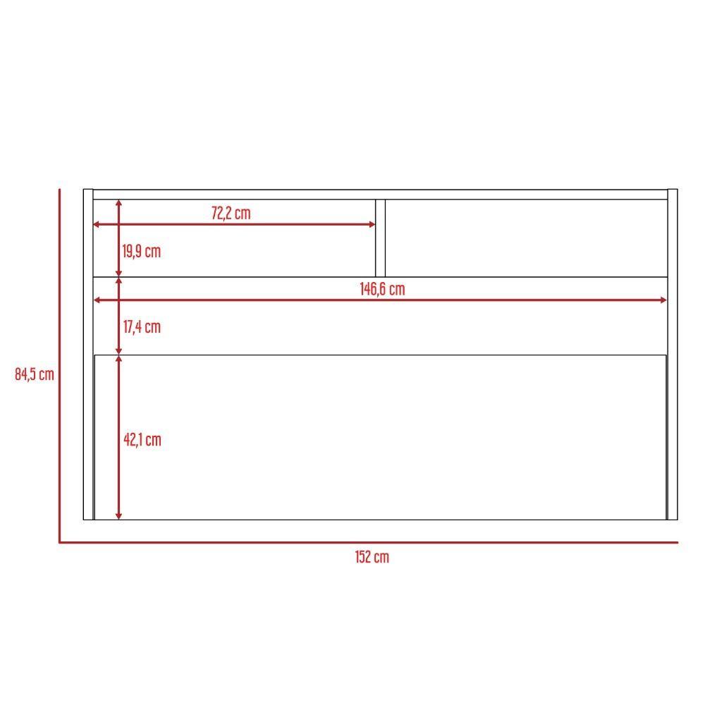 Cama Perú Doble 140 cm Wengue - Camas | Bylmo
