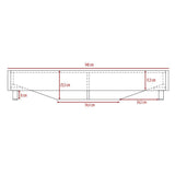 Base Cama Lumo Doble 140 cm Wengue - Camas | Bylmo