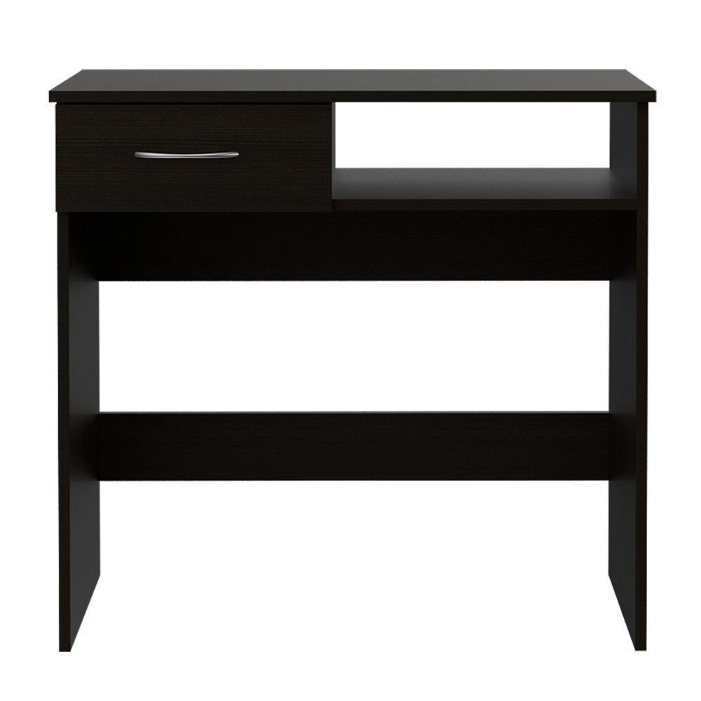 Combo Escritorio y Biblioteca Office Vizcaya Wengue 80x75.5cm Con Un Cajón y con Organizador de Libros - Escritorios y Archivadores | Bylmo