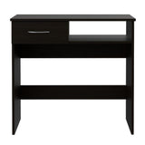 Combo Escritorio y Biblioteca Office Vizcaya Wengue 80x75.5cm Con Un Cajón y con Organizador de Libros - Escritorios y Archivadores | Bylmo