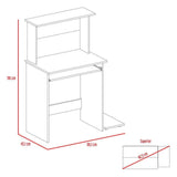 Centro de Computo 70 M Eco Wengue 69x119cm sin Cajones - Escritorios y Archivadores | Bylmo