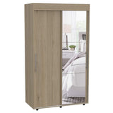 Closet Bennet Rovere 105 cm con Espejo y Dos Puertas - Closets | Bylmo