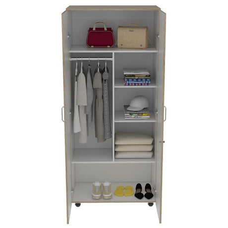 Closet Iko Rovere 80x182.5cm sin Cajones con 2 Entrepaños - Closets | Bylmo