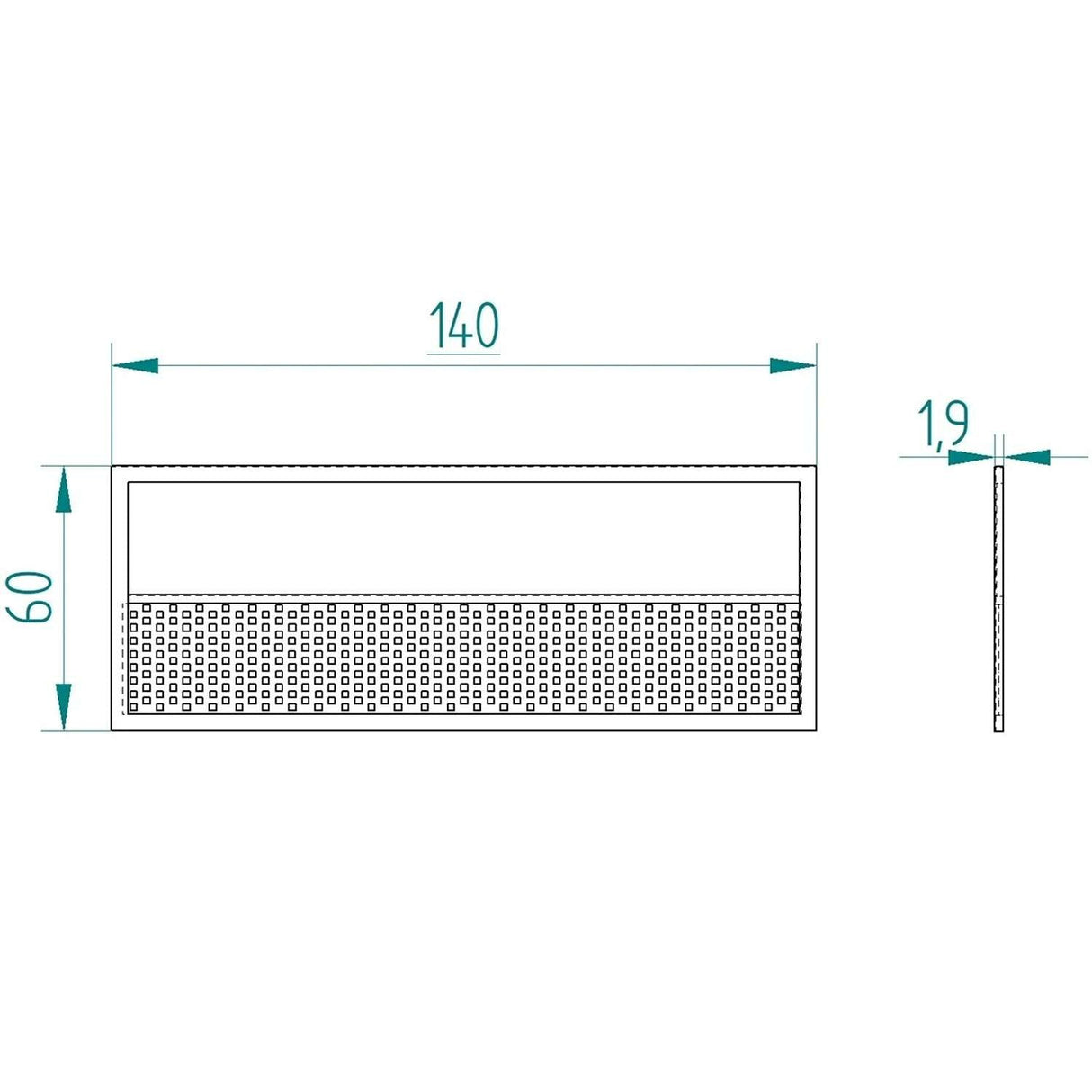 Cabecero Aleo Doble 140 cm Caramelo Flotante - Camas y Cabeceros | Bylmo