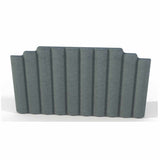 Cabecero Berlín Queen 160 cm Gris Flotante - Camas y Cabeceros | Bylmo