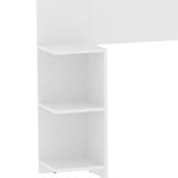 Cabecero Phoenix Blanco 195x121cm Liso para Cama Doble - Camas y Cabeceros | Bylmo