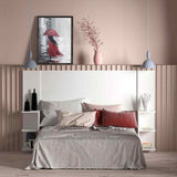 Cabecero Phoenix Blanco 195x121cm Liso para Cama Doble - Camas y Cabeceros | Bylmo