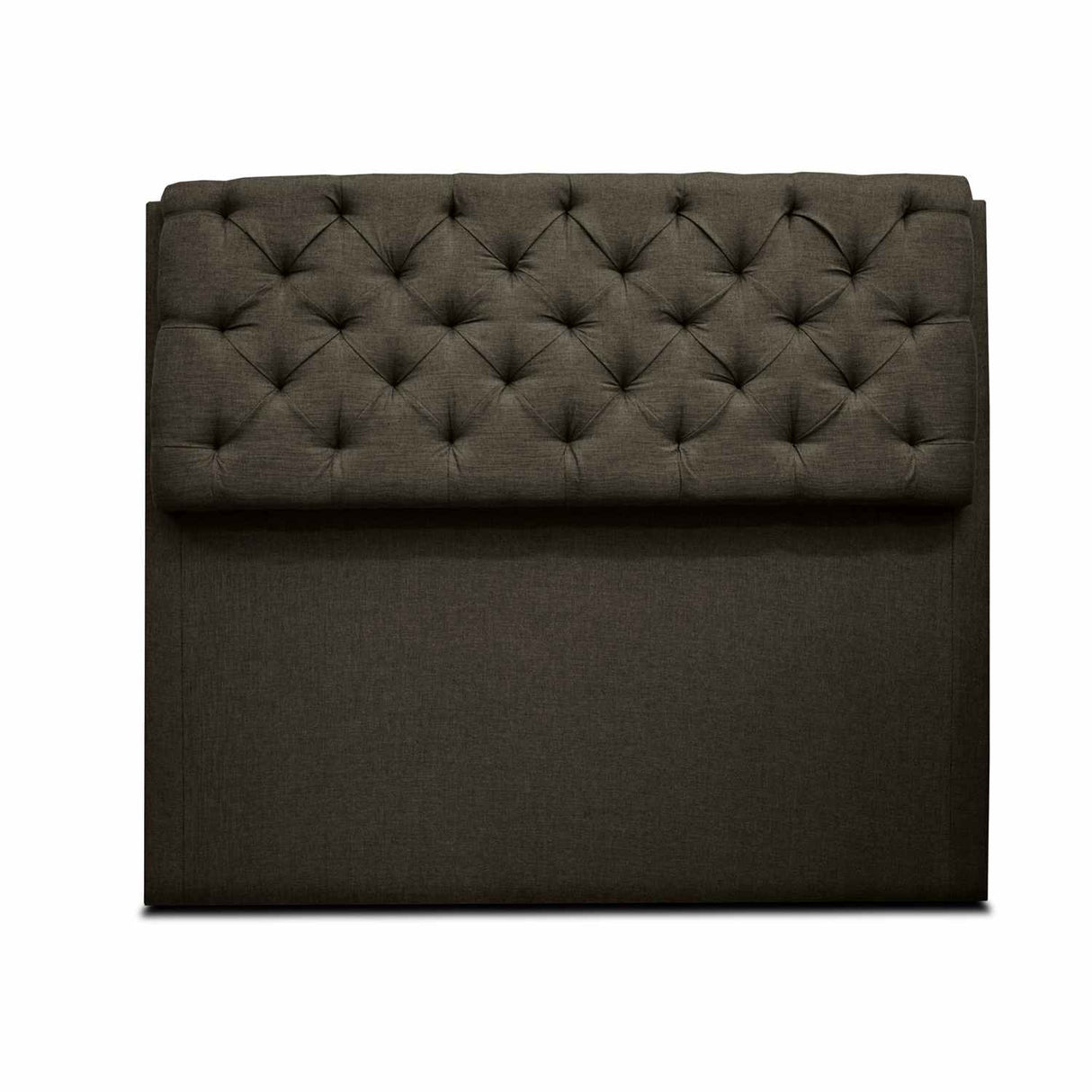 Cabecero Dreamer Café 140x120cm Abullonado para Cama Doble - Camas y Cabeceros | Bylmo