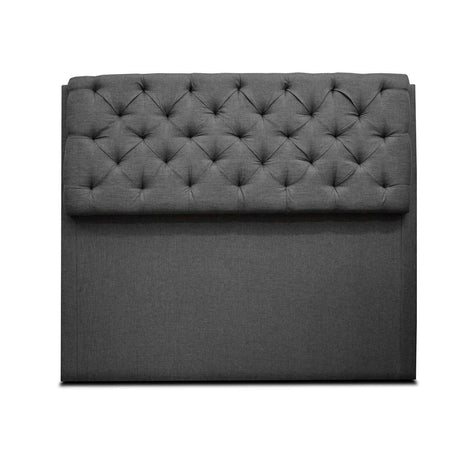 Cabecero Dreamer Gris 120x120cm Abullonado para Cama Semidoble - Camas y Cabeceros | Bylmo