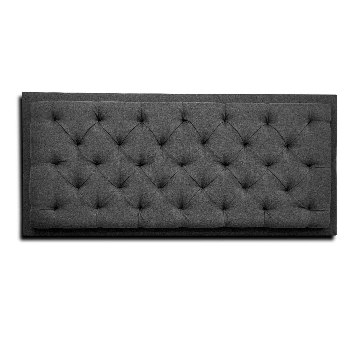 Cabecero Flotante Dreamer Queen 160 cm Gris Tela Resistente - Camas y Cabeceros | Bylmo