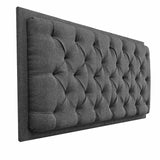 Cabecero Flotante Dreamer Queen 160 cm Gris Tela Resistente - Camas y Cabeceros | Bylmo