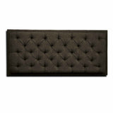 Cabecero Dreamer Café 100x60cm Abullonado para Cama Sencilla - Camas y Cabeceros | Bylmo