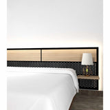 Cabecero Industry Queen 160 cm Rovere Flotante con Dos Entrepaños - Camas y Cabeceros | Bylmo