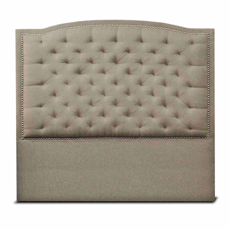 Cabecero Lawrence Camel 200x160cm Abullonado para Cama King - Camas y Cabeceros | Bylmo