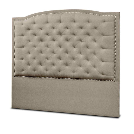 Cabecero Lawrence Camel 200x160cm Abullonado para Cama King - Camas y Cabeceros | Bylmo