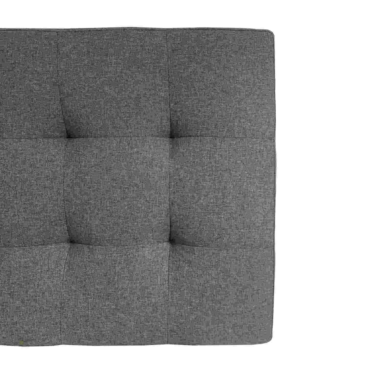 Cabecero Gris 140x60cm Abullonado para Cama Doble - Camas y Cabeceros | Bylmo