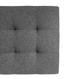 Cabecero Gris 140x60cm Abullonado para Cama Doble - Camas y Cabeceros | Bylmo