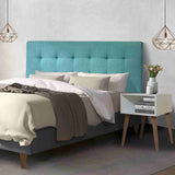 Cabecero Memphis Doble 140 cm Verde Menta con Espuma - Camas y Cabeceros | Bylmo