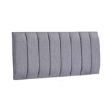 Cabecero Flotante Orvieto Sencilla 100 cm Gris Tela Resistente - Camas y Cabeceros | Bylmo
