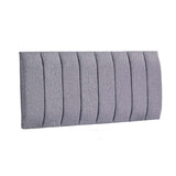 Cabecero Flotante Orvieto Semidoble 120 cm Gris Tela Resistente - Camas y Cabeceros | Bylmo